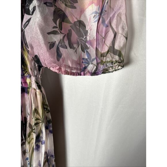 Bibhu Mohapatra x RTR Puff Shoulder Printed Dress - Picture 7 of 7